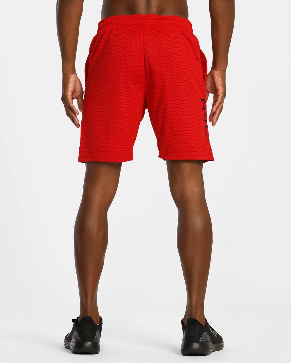 Red Rvca MESH SPORT SHORT 17 Men's Shorts | USNZX73300