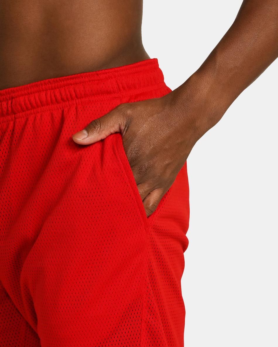 Red Rvca MESH SPORT SHORT 17 Men's Shorts | USNZX73300