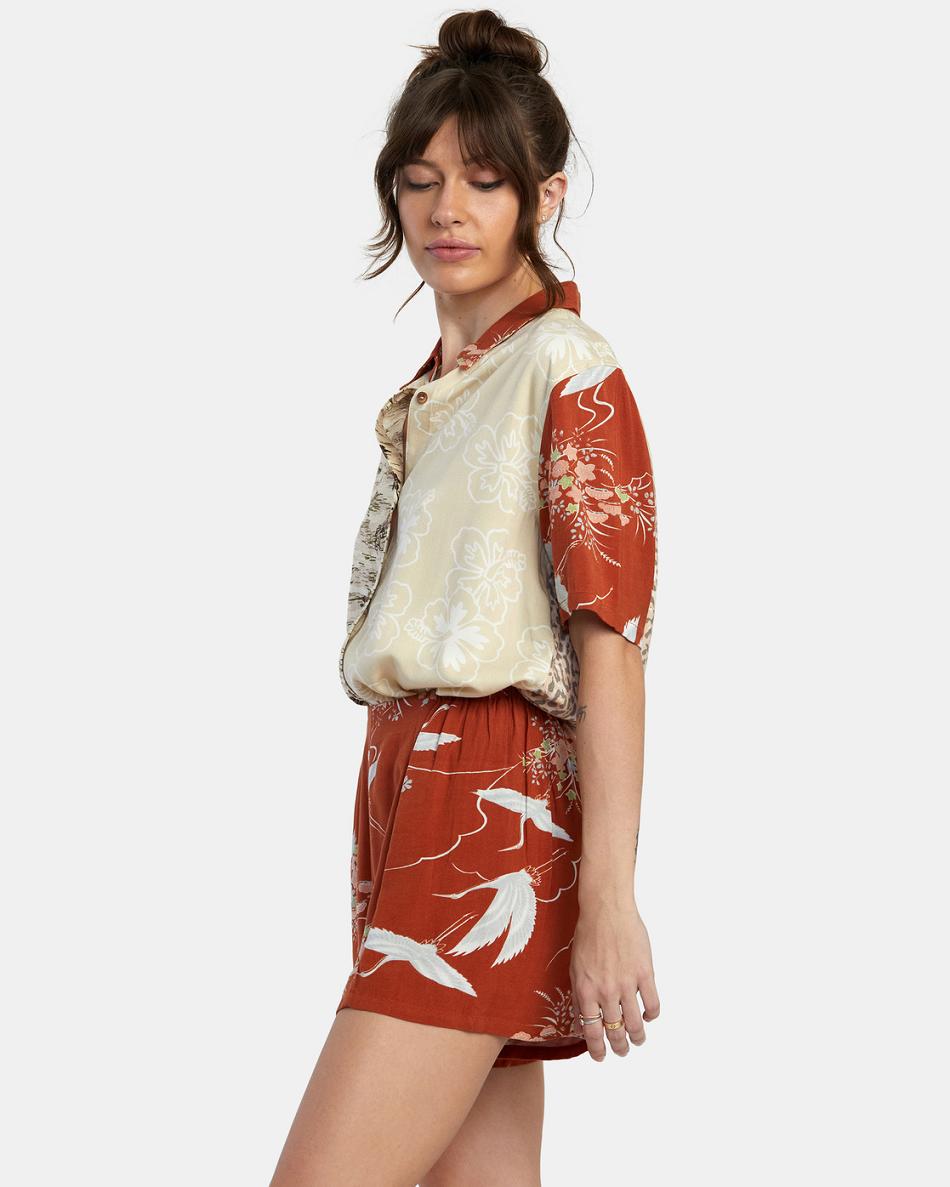 Sandlewood Rvca Daze Women's Skirts | USCIF62657