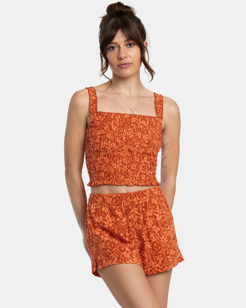 Sandlewood Rvca Terrace Women\'s Tanks | USCVG53602