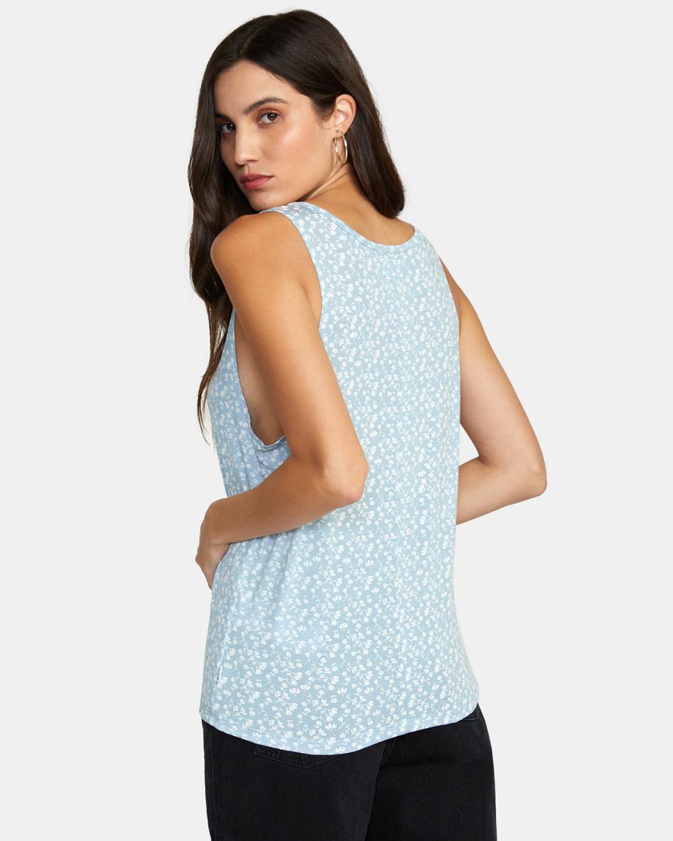 Skyway Rvca Minted Women's Tanks | LUSTR10048
