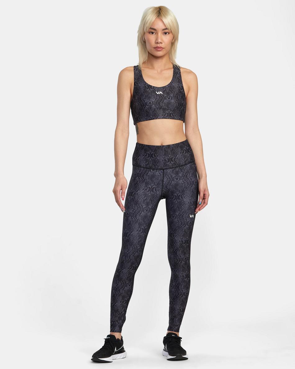 Snake Rvca VA Essential Workout Women's Leggings | FUSUI27096