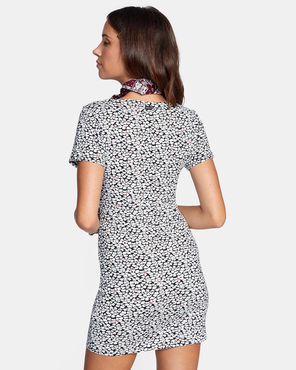True Black Rvca Fired Up Women's Dress | USQAV67095