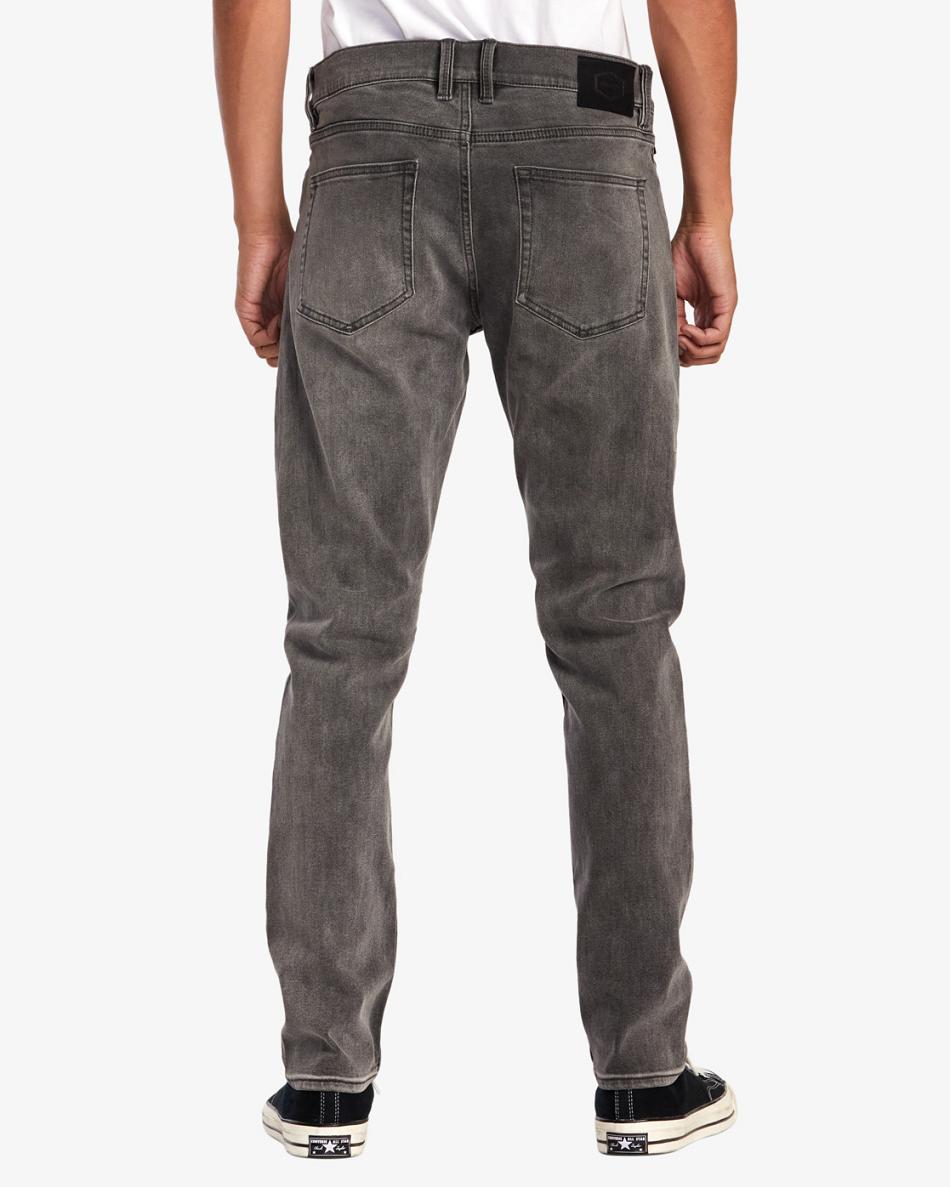 Vintage Charcoal Rvca Daggers Denim Men's Jeans | TUSWZ50459