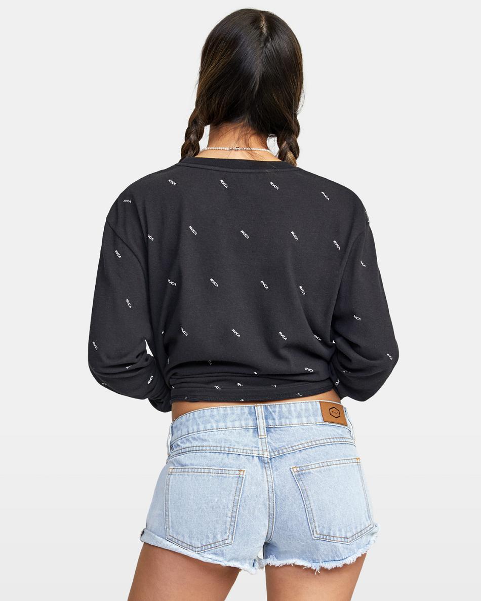 Washed Blue Rvca Traveller 2 Denim Shorts Women's Jeans | USZPD95126