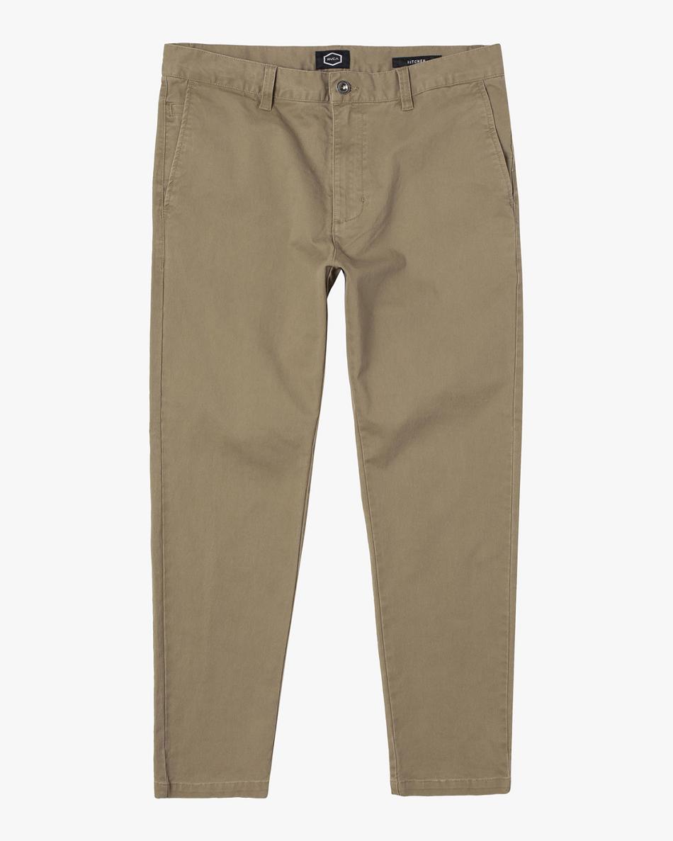Wood Rvca HITCHER Men\'s Pants | LUSTR67681