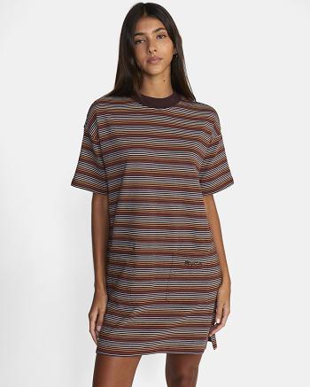Espresso Rvca Parker Women's Dress | USDFL57219