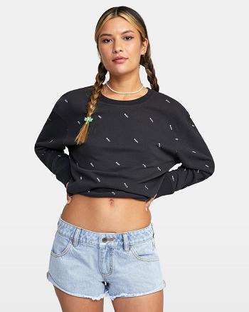 Light Vintage Wash Rvca Traveller 2 Denim Women's Skirts | USXBR19682