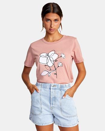 Light Vintage Wash Rvca Venice Denim Women's Skirts | SUSVO45340