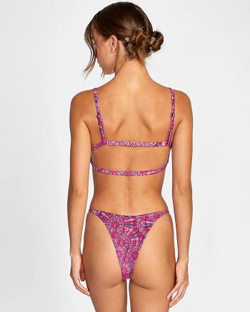 Multi Rvca Psilocin Skimpy French Women's Bikini Bottoms | USEAH77144