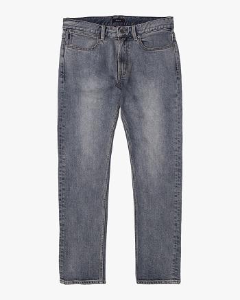 Vintage Charcoal Rvca Daggers Slim Fit Denim Men's Jeans | USDFL44956