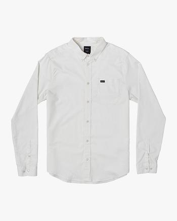 White Rvca Boys Do Stretch Long Sleeve Boys' Shirts | AUSWC44196